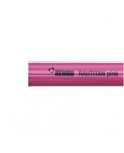 Труба полиэтиленовая с кислородным барьером PE-Xa/EVAL RAUTITAN pink REHAU 20х2,8 бухта 120м