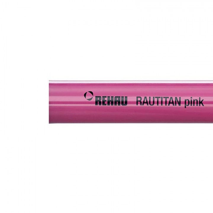 Труба полиэтиленовая с кислородным барьером PE-Xa/EVAL RAUTITAN pink REHAU 20х2,8 бухта 120м
